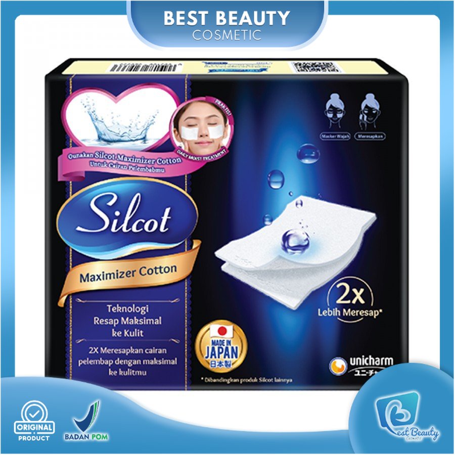 ★ BB ★ SILCOT Maximizer Cotton 40 Pcs - Kapas Kecantikan Unicharm