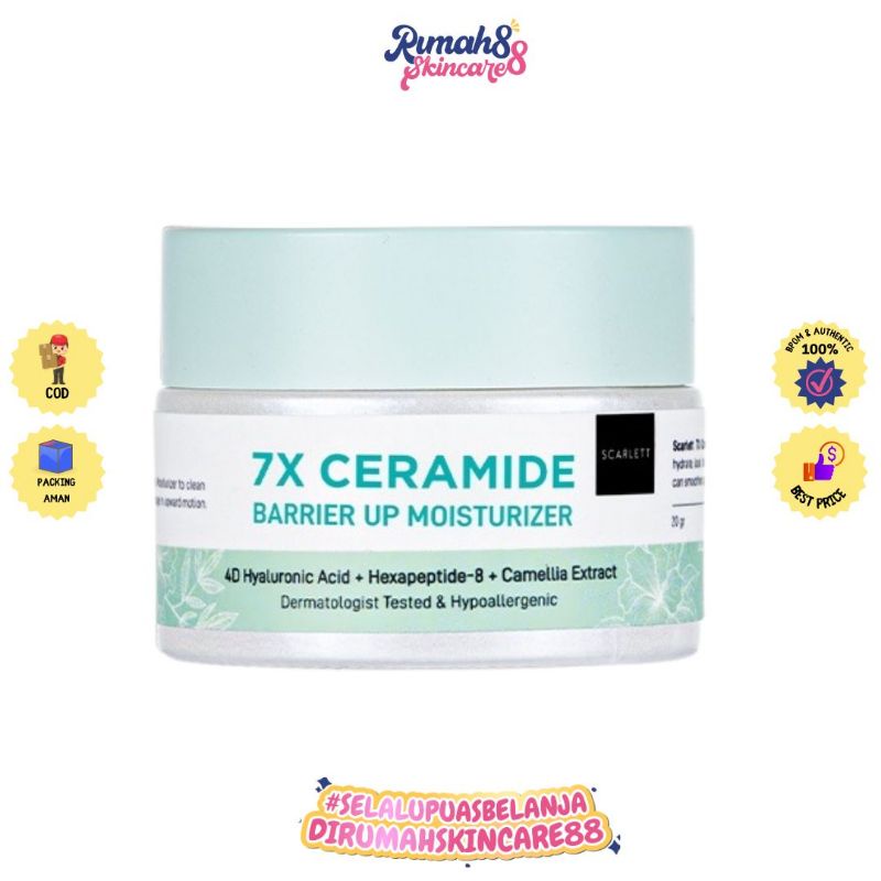 Scarlett Whitening 7X Ceramide Moisturizer 20Gr