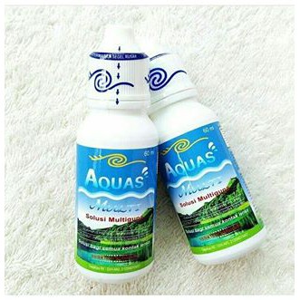 ( JB99 ) Cairan / Air Pembersih softlens Aquas 60ml