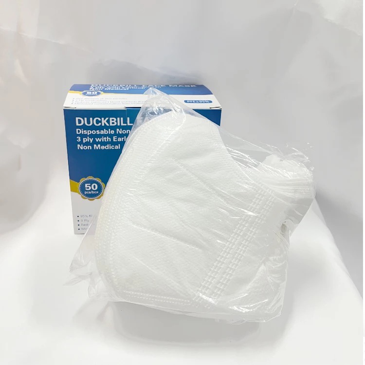 MASKER DUCKBILL GARIS DUCKBIL ISI 50PCS