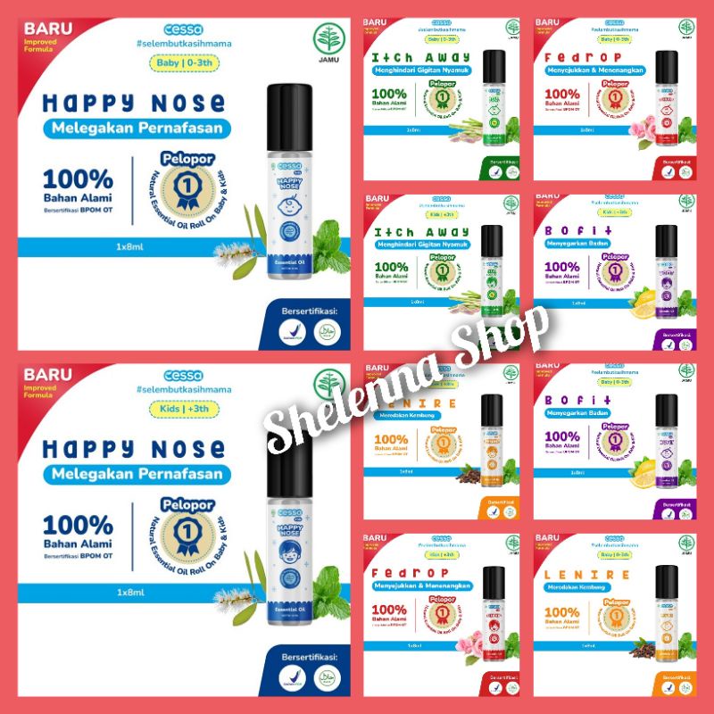 Cessa baby ( 0-3 Tahun ) Kids (3 tahun+) FEVER DROP Cessa essential Oil Cough n Flu, Fever free, lenire, bugs away, immune booster / Herbal bayi / Obat flu bayi / Obat batuk bayi / obat demam bayi 8ml