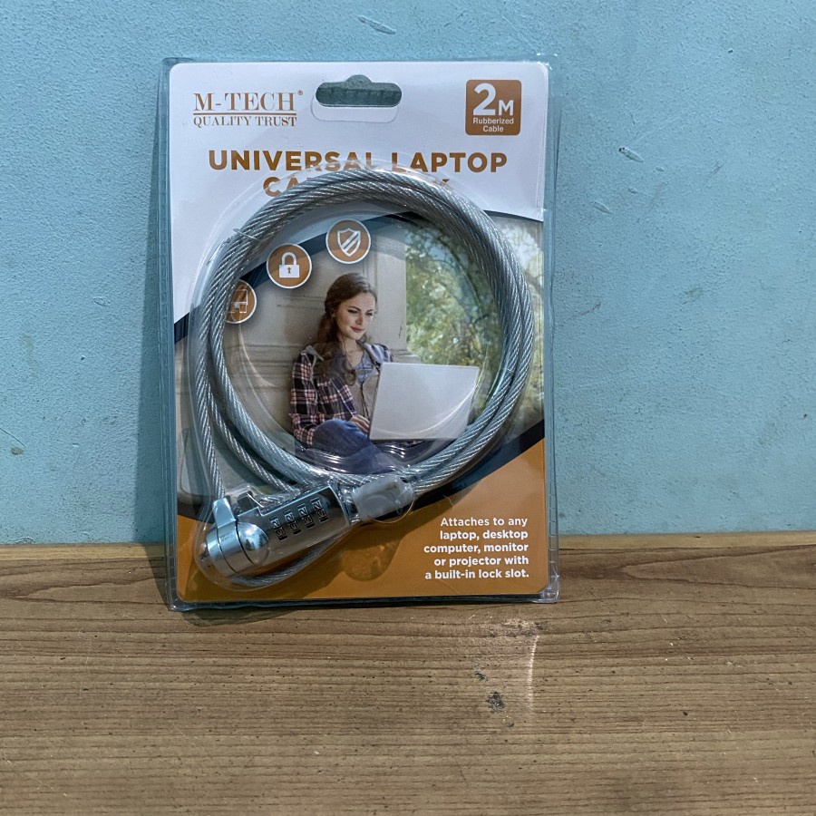 Kensington Lock / Kunci  Pengaman Laptop Kombinasi Angka Number