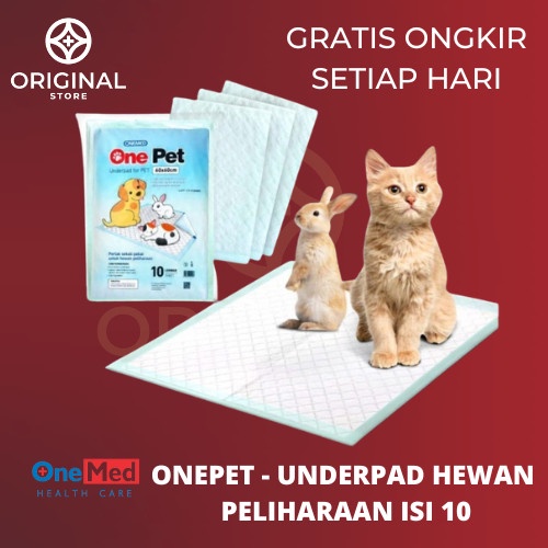 Underpad Dr. J Perlak Alas Popok 60 x 90 cm Onemed Isi 10 Lembar