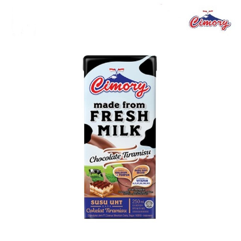 

Cimory Susu Uht 250ml Rasa Chocolate Tiramisu/Kotak