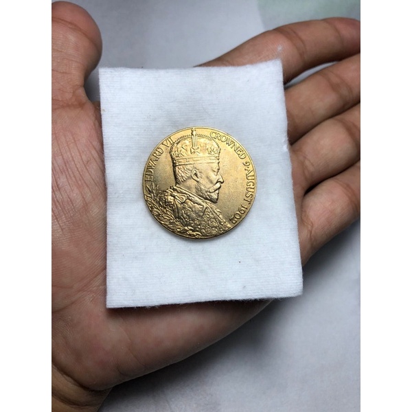 Koin Mendali Kuno Edwar dan Alexandra 1902