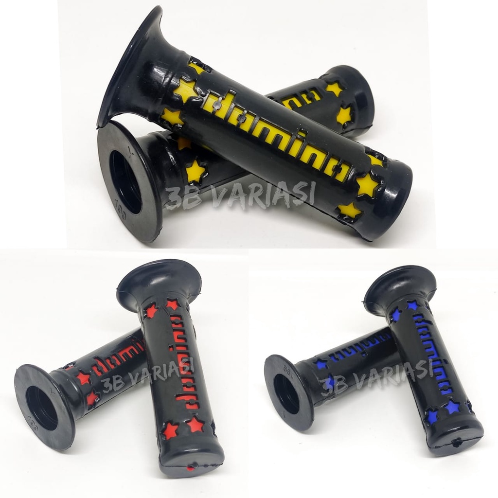 Handgrip Sarung Gas Grip Domino Star Variasi All Motor Universal Honda Yamaha Suzuki Kawasaki Dll Beat Vario Scoopy Kaze Satria Fu