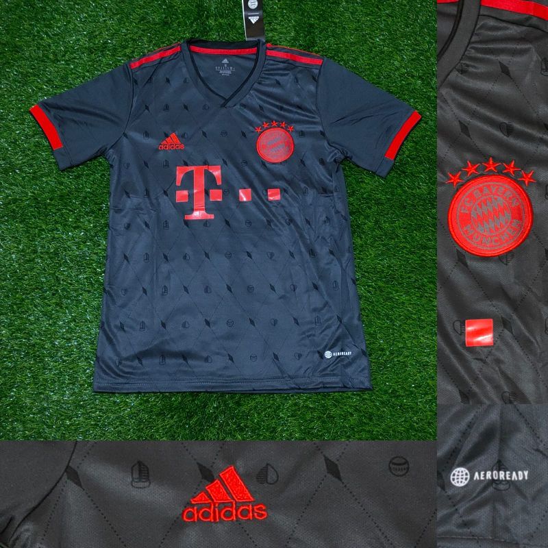 Jersey Bayern Munchen 3RD 2022 2023 Grade ORI Import Baju Sepak Bola Pria Dewasa