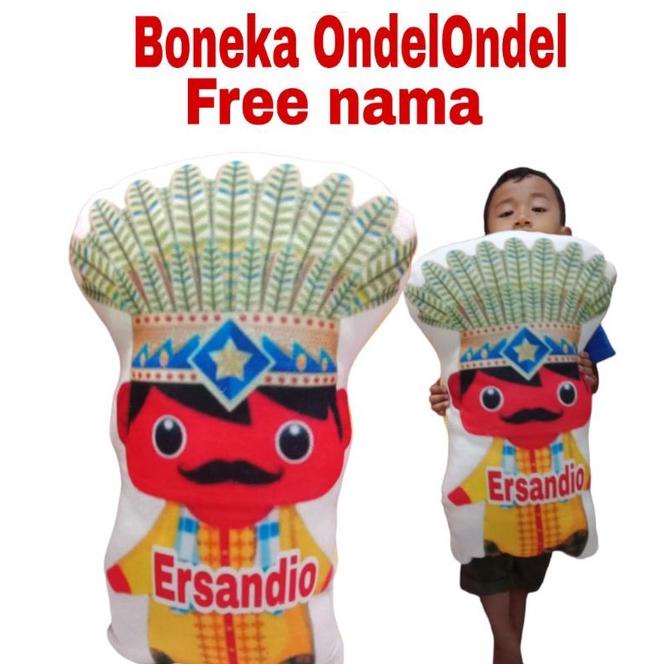 [H(93 ㊛) BONEKA ONDELONDEL BONEKA ONDEL-ONDEL BETAWI MAINAN ONDELONDEL FREE NAMA HIASAN ONDELONDEL m