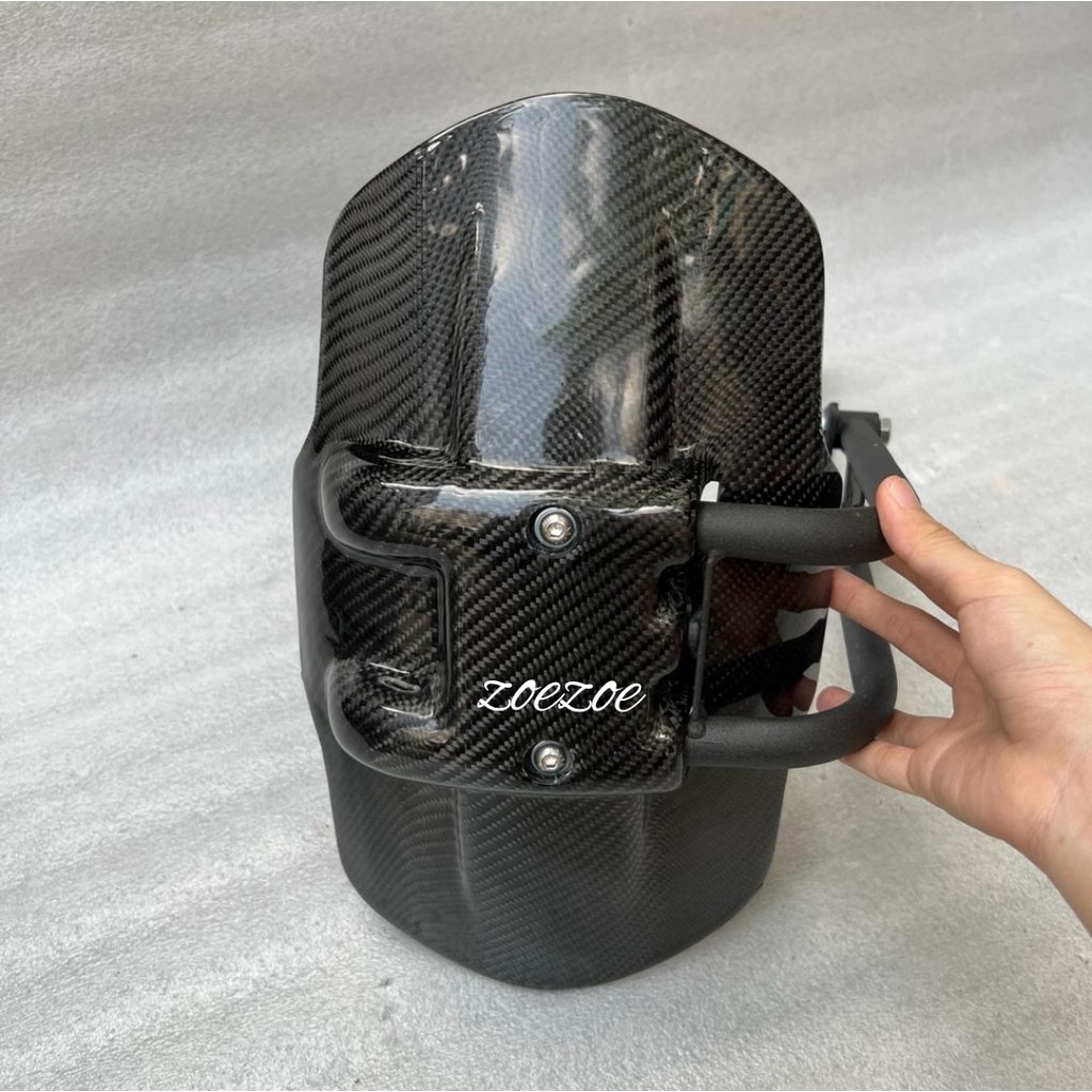 Mudguard Carbon Kevlar Ninja 250 Mono / Z250 SL Mud Guard Ninja RR Mono