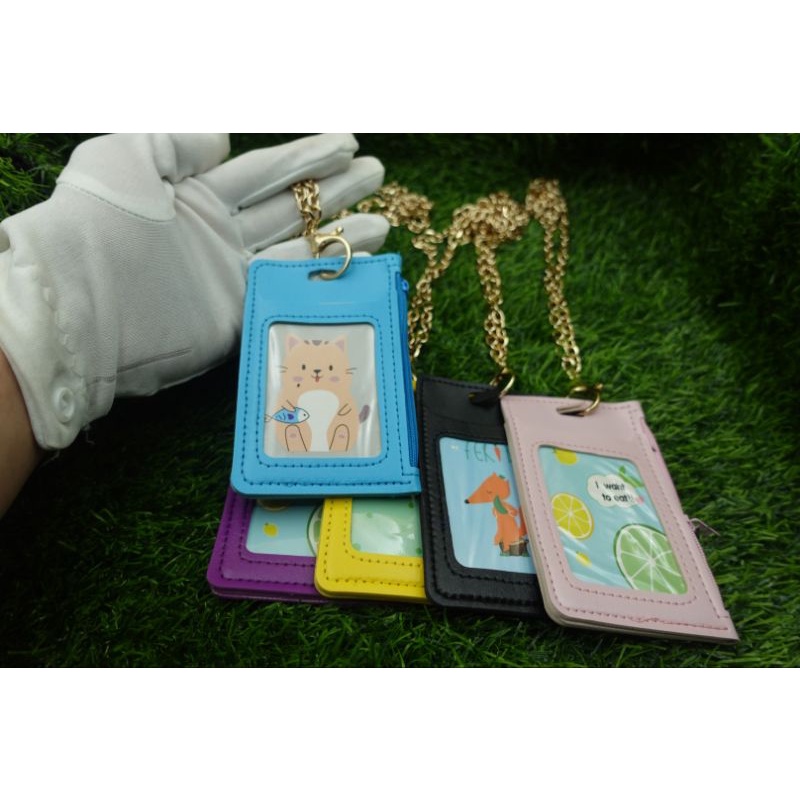 

id card holder name tag warna cantik