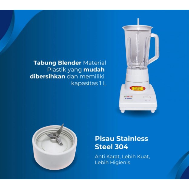 Blender Miyako BL-102PL / Blender Miyako 3 Tabung / Blender Miyako Plastik / Blender PROMO