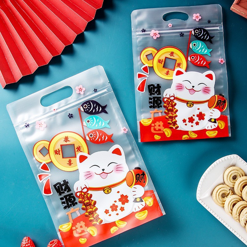 

Cookies Bag Lucky Cat Candy Bag Imlek 19x15,5cm (10pcs)