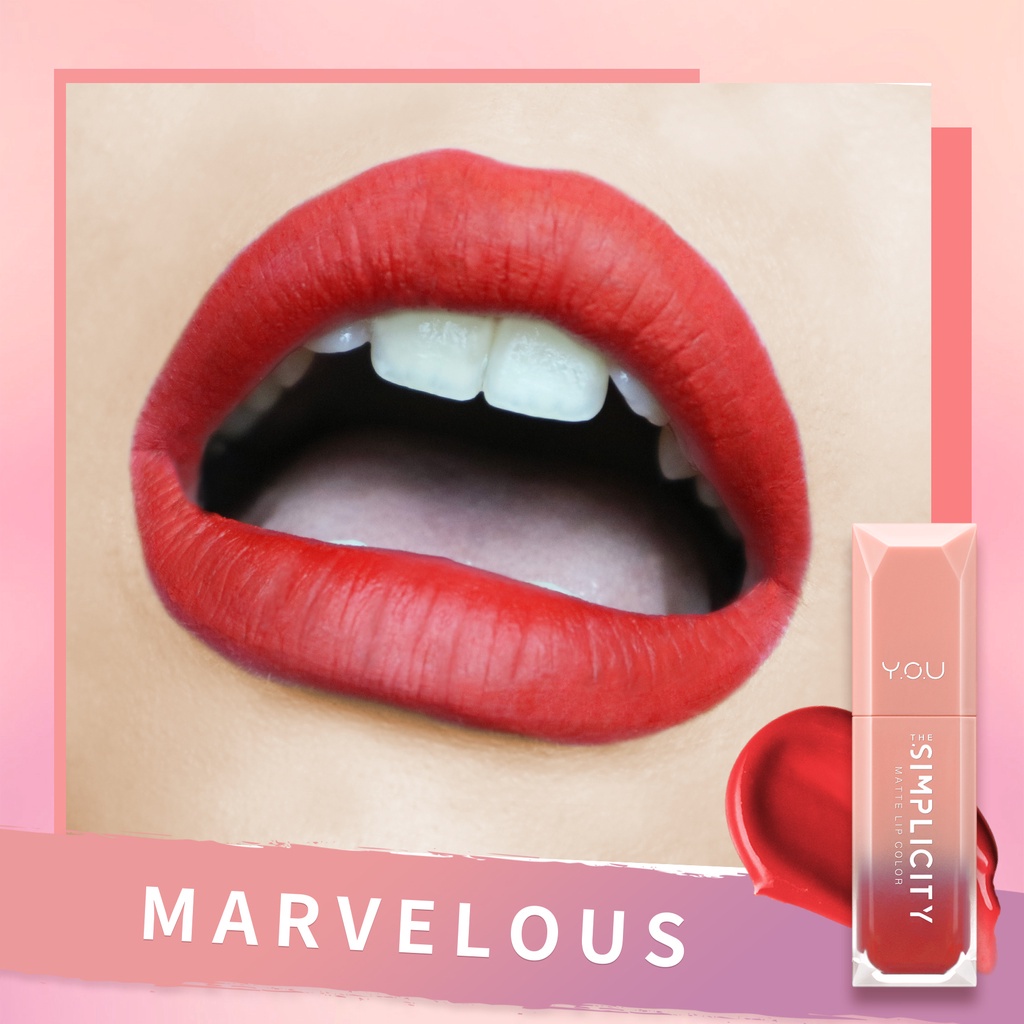 Kosmetik You The Simplicity Matte Lip Color by YOU Makeups