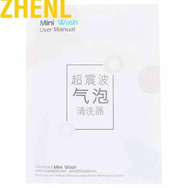 Zhenl Mesin Cuci Piring Ultrasonik Mini Portable Multifungsi Usb