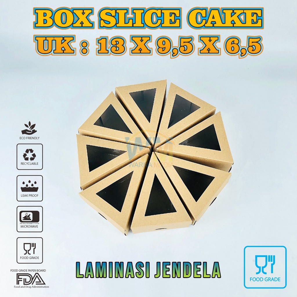 Mika Mille Crepes Slice / Mika Segitiga Kue Slice / Kemasan Slice Cake / Mika Mille Crepes Cake / Mika Kue Segitiga / Mika Kue Segitiga Untuk Kue Tart Per Slice / Cake Slice Box / Kemasan Kue Segitiga / Box Kue Segitiga Slice Cake / Mika Segitiga  Cake