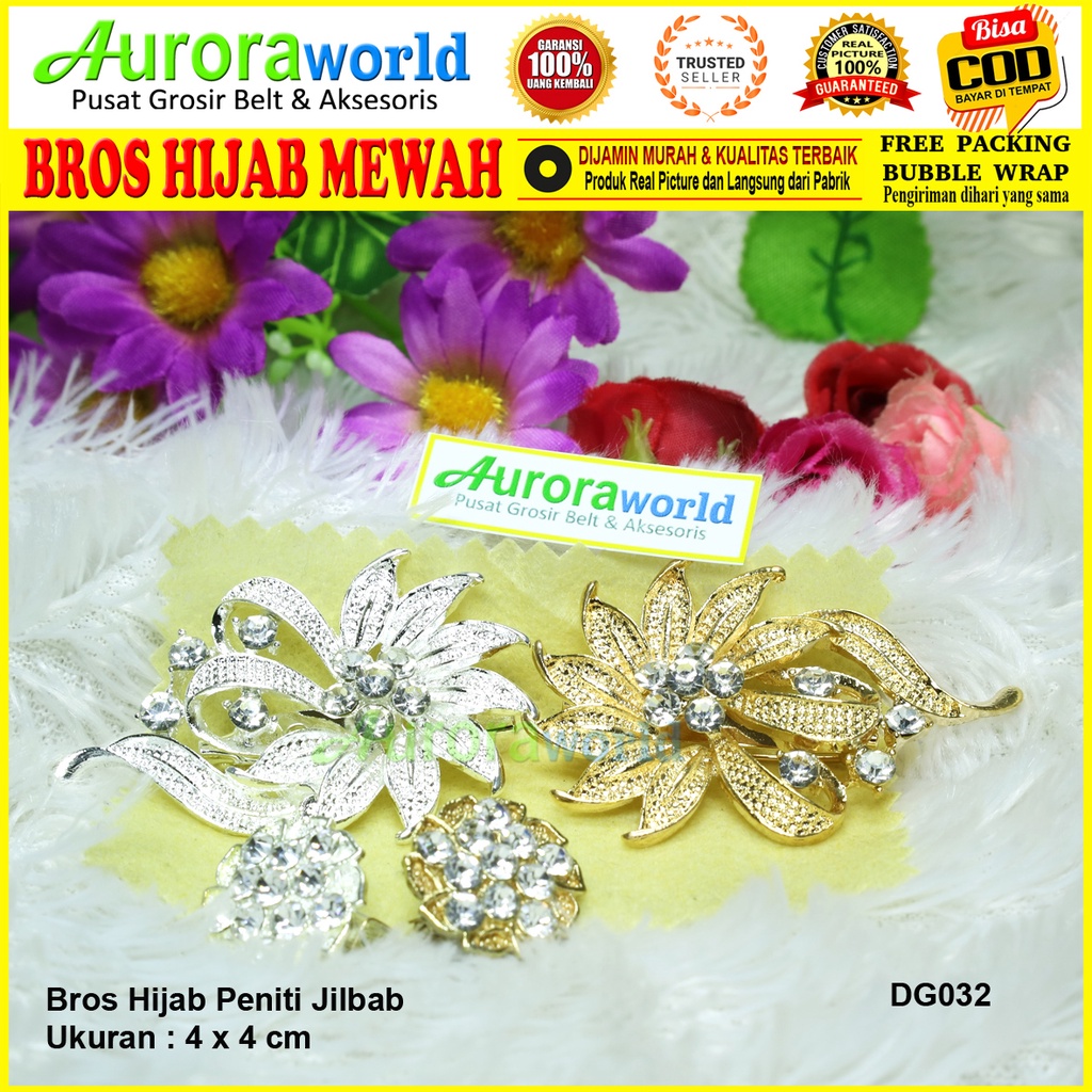 Auroraworld Bros Permata Bros Hijab Mewah Kualitas Super bisa COD