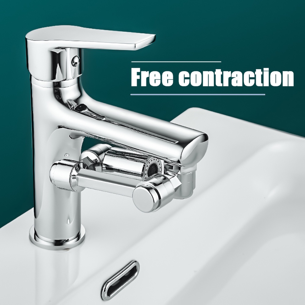 Universal1440 ° Rotary Faucet Alloy Extender/Stop Kontak Air Lengan Mekanik Keran Dapur