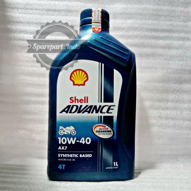 Oli Shell Advance 10w-40 4T 1 liter