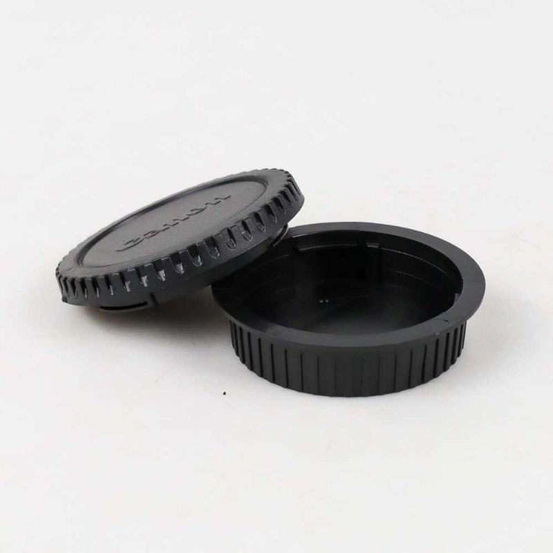 Front Cover &amp; Rear Lens Cap for Canon (With Logo)