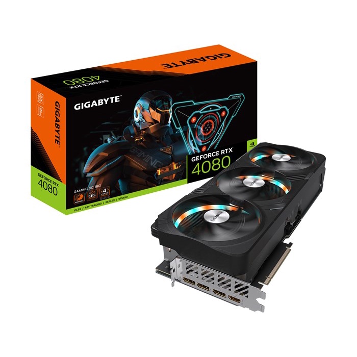 Gigabyte VGA nVidia RTX 4080 16GB GAMING OC [GV-N4080Gaming OC-16GD]