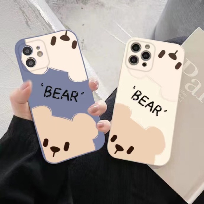 IPHONE 7 8 7+ 8+ PLUS X XS XR XS MAX 11 11 PRO 11 PRO MAX Soft Case TPU Bear Lucu Case Boneka
