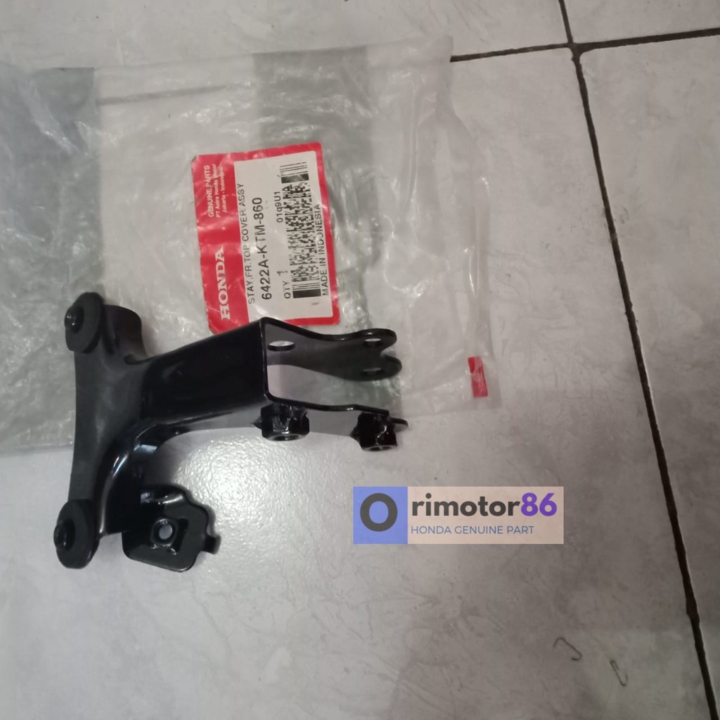 Dudukan Cover Front Panel Dasi Supra X 125 Lama 6422A-KTM-850 Besi Tameng Tebeng Plat Nomer Supra125