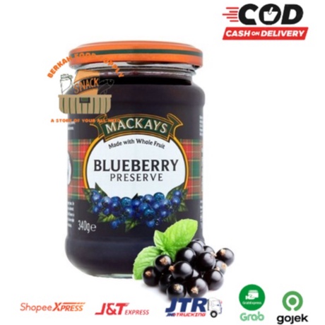 

Mackays Blueberry JAM 340gr / Selai Blueberry ORIGINAL