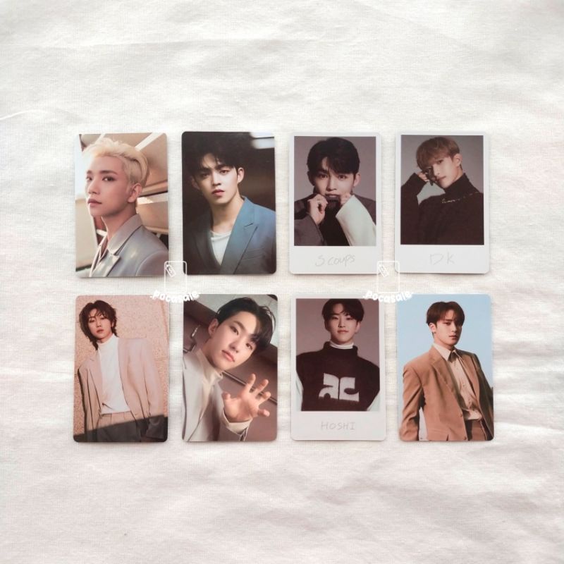 Photocard Seventeen TC Incomplete Pola Scoups Jeonghan Joshua Hoshi DK Wonwoo Mingyu Group Trading C