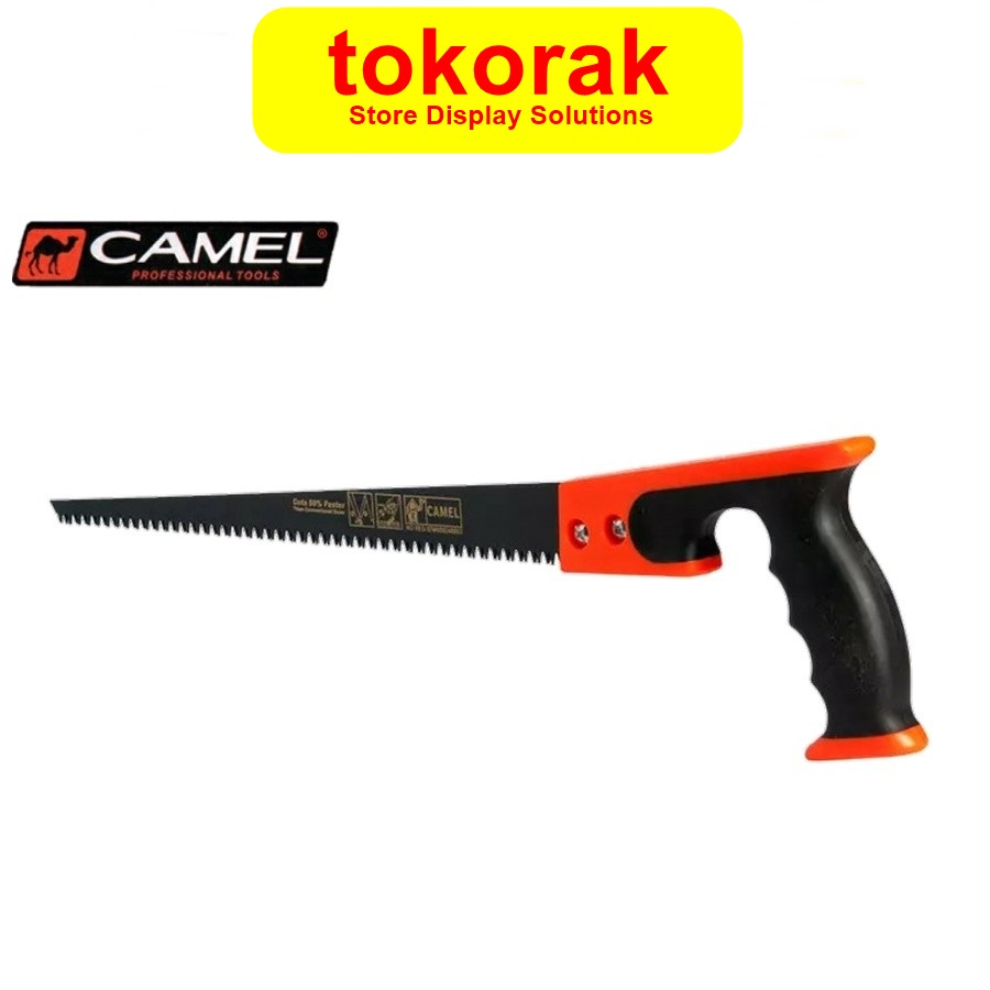 GERGAJI KAYU LANCIP 14 INCH CAMEL GERGAJI KOMPAS COMPASS SAW TEFLON