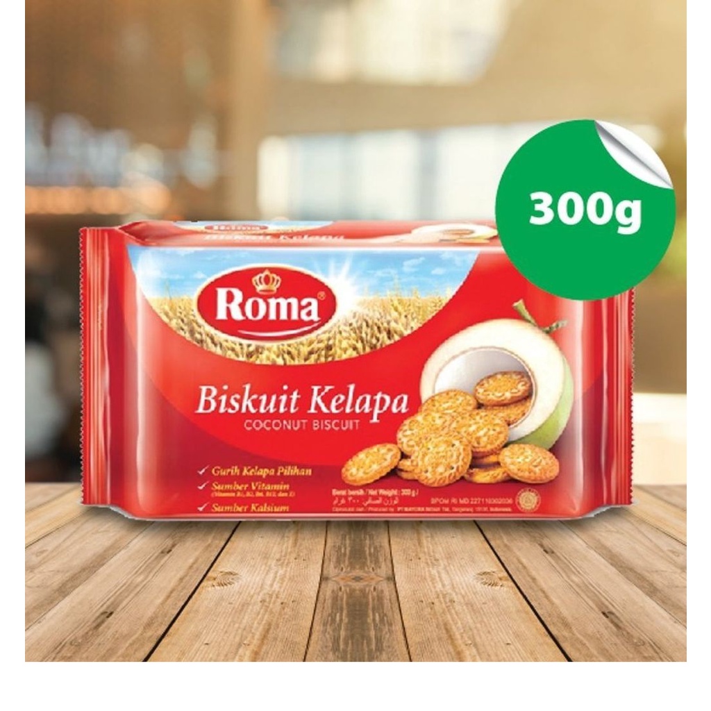 

Biskuit Roma Kelapa 300Gr