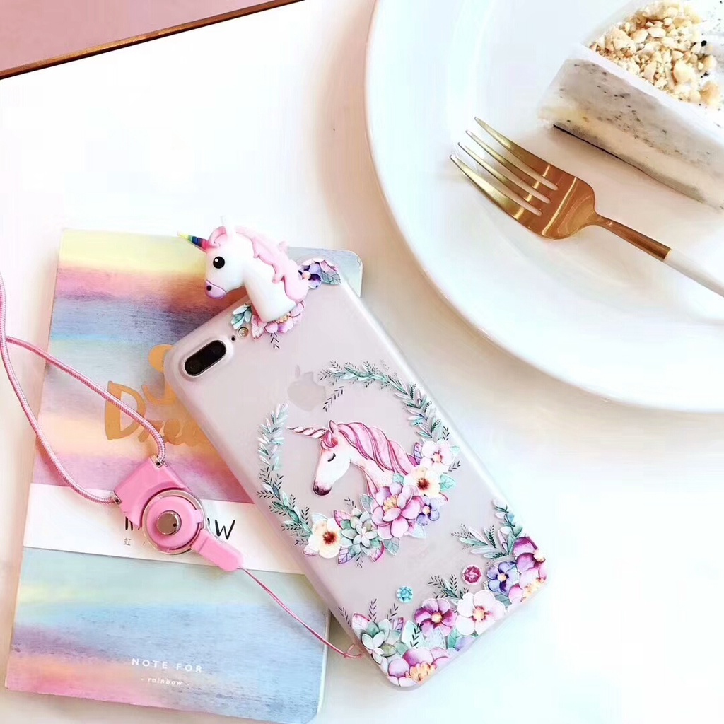 Casing Hp Peep Unicorn Case Vivo Y01 4G Y11 Y12 Y12i Y12S Y15 Y15S Y17 Y19 Y20