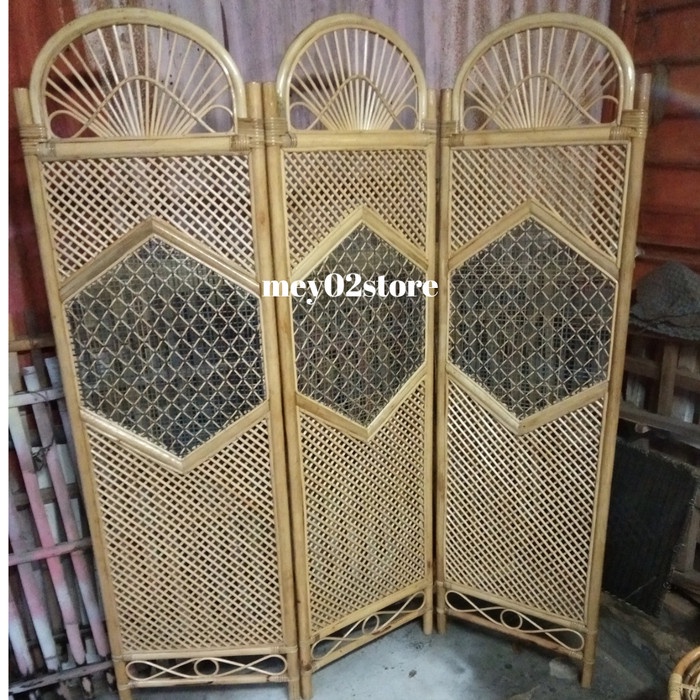 SKETSEL /PENYEKAT RUANGAN DARI ROTAN ASLI ALAMI