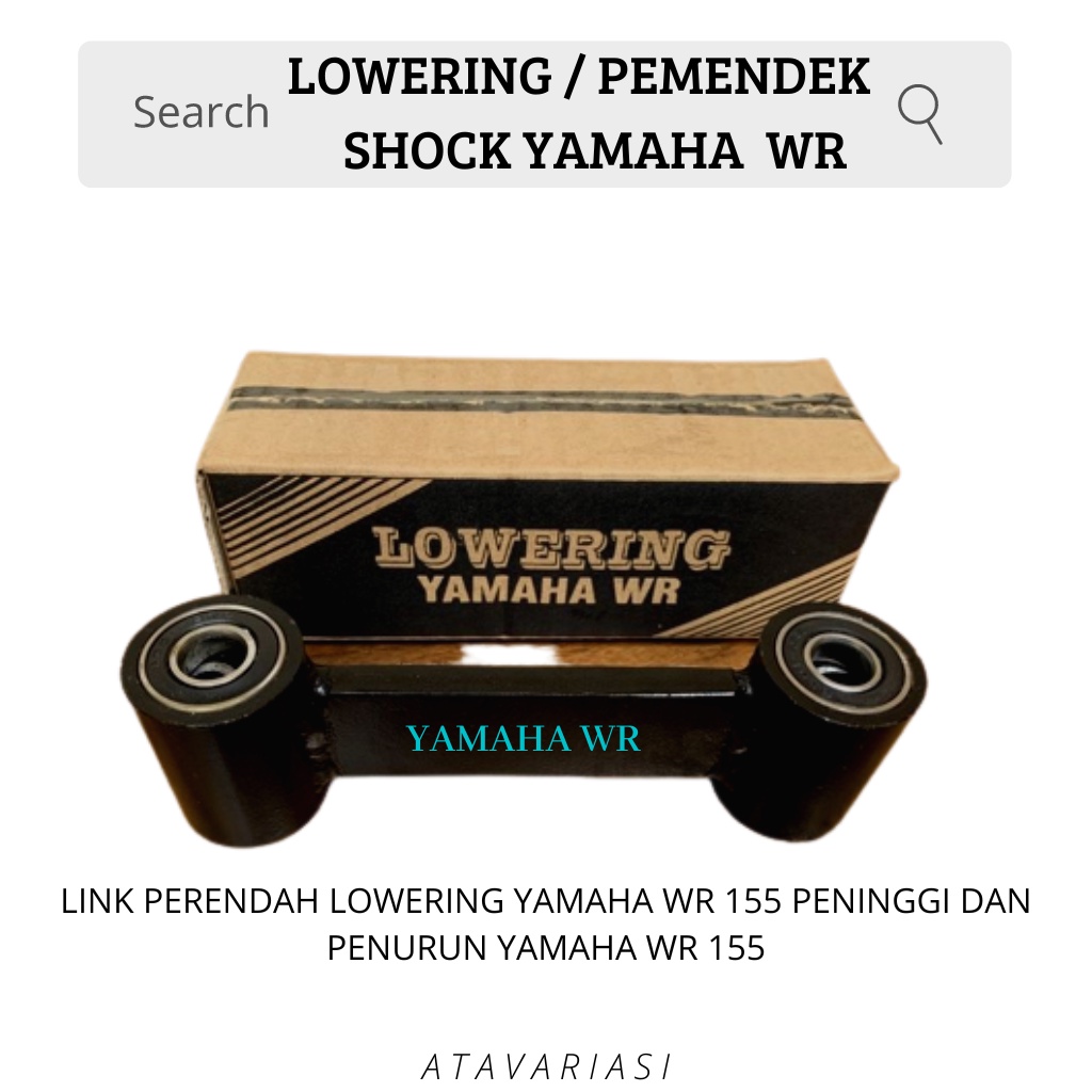 (COD) Pemendek dan Peninggi WR 155 Lowering WR155 Peninggi Pemendek Yamaha WR155 | Aksesoris WR 155
