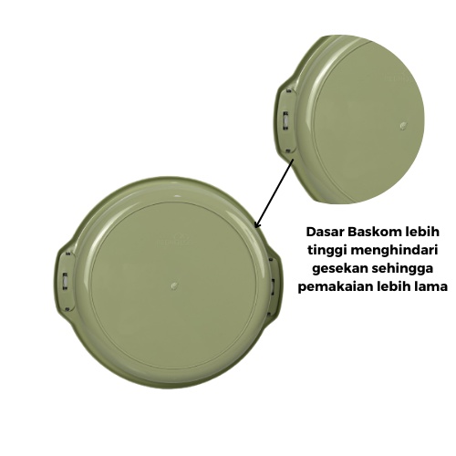 Baskom Plastik baskom bulat kekinian baskom serbaguna OLL-955/OLL-956/OLL-957