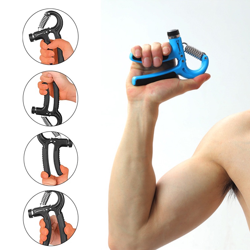 5-60kg Adjustable Handgrip Hand Grip Alat Fitness Olahraga Otot Tangan Latihan Yoga Training Fitness