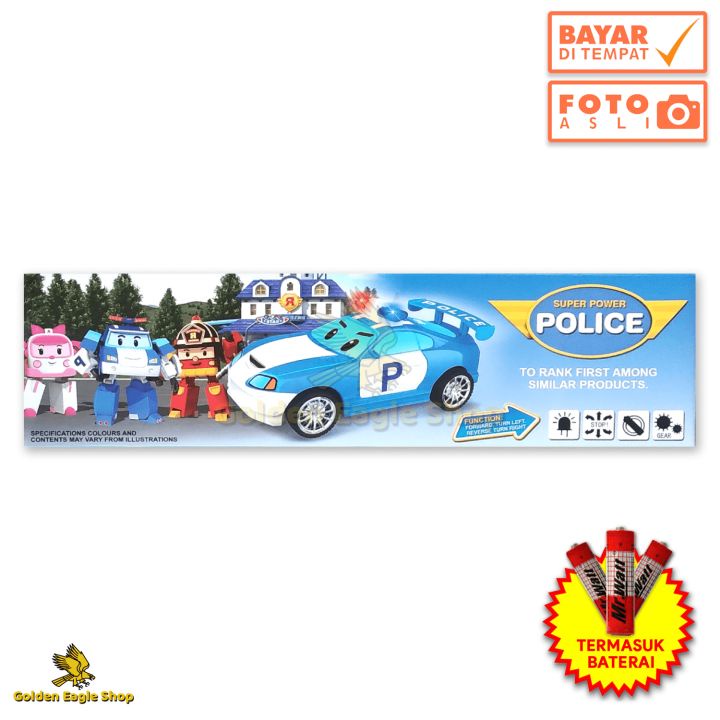 Mainan Anak - Remote Control - Super Police Super Wings