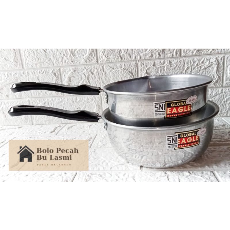 Panci Susu Alumunium Merk GLOBAL EAGLE / Panci Mie / Panci EAGLE / Panci Mie Sakura GLOBAL EAGLE Tan