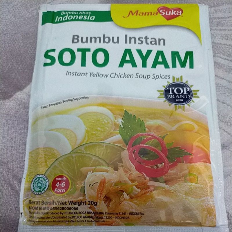 

mama suka bumbu soto ayam berat 20 gram