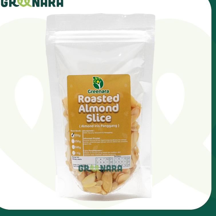

Free Ongkir Roasted Almond Slice 100gr / Almond Slice Panggang 100 gram