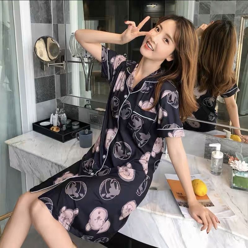 Baju tidur wanita import/Daster kerah Import/Daster wanita kekinian/Daster wanita busui