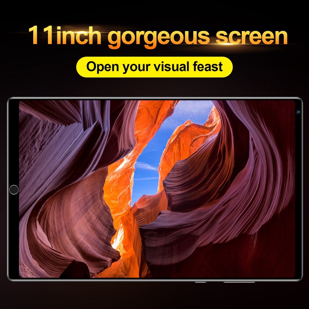 COD Tablet PC 12GB+512GB Tablet Android 8.1inch Layar Full Screen Layar Besar Wifi Dual SIM Tablet
