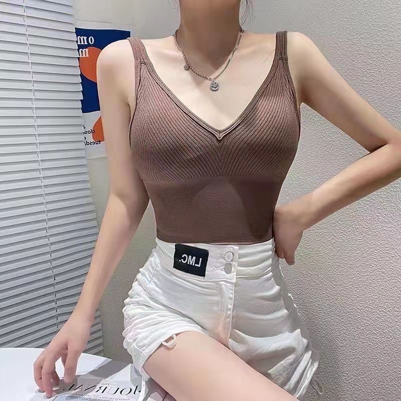 Tanktop crop top (T13)Wanita Korean import 100% terbaru