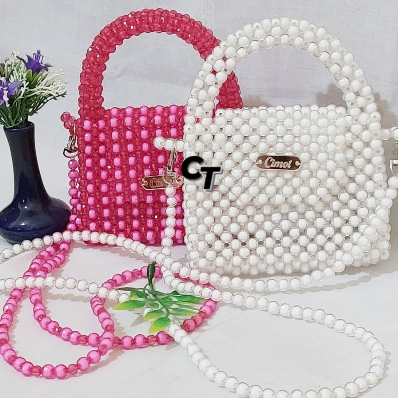 Tas Akrilik/Mini/Lucu/Beads/Manik Manik/Tas Murah