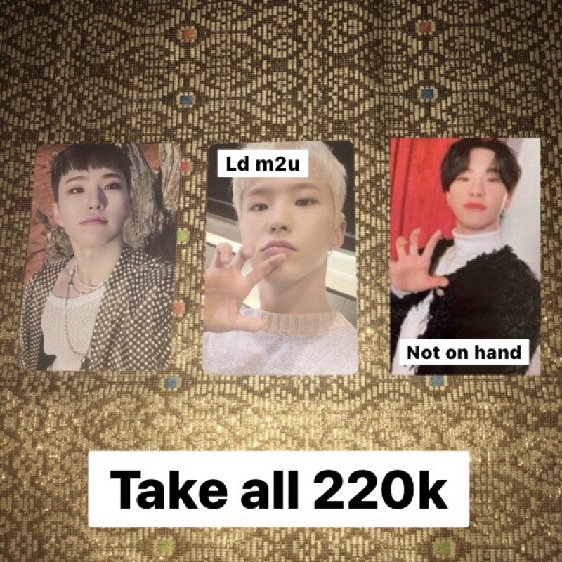 Bundle Photocard Seventeen Hoshi Sector 17 LD lucky draw M2U Face the Sun Ray Going Magazine ❗️CEK D