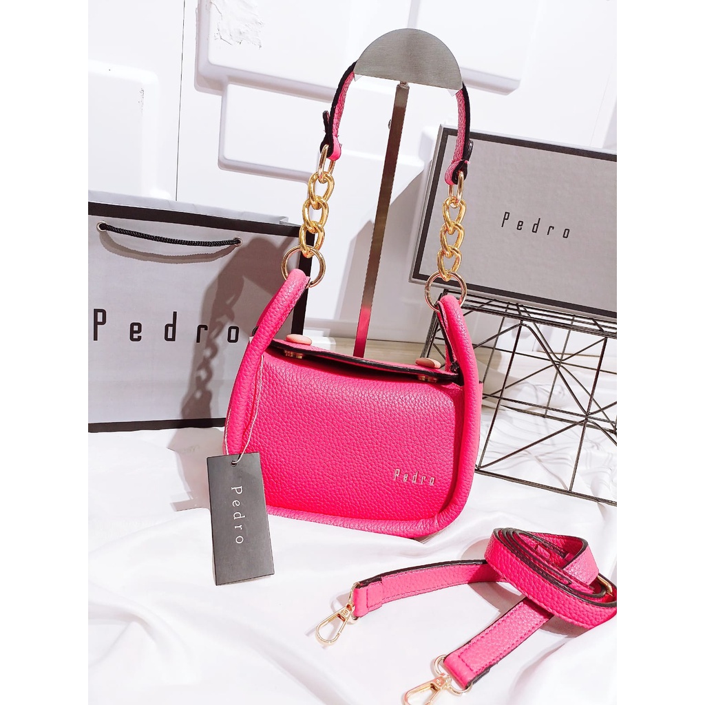 TAS SELEMPANG PE*RO KNOD STUED KODE S9339 + FREE PAPERBAG ( ADA TALI PANJANG )