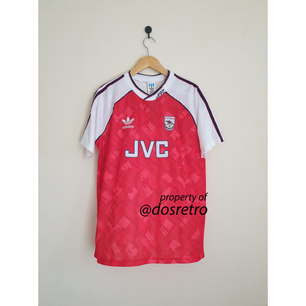 Jersey Retro Arsenal Home 1990 1992 WRIGHT