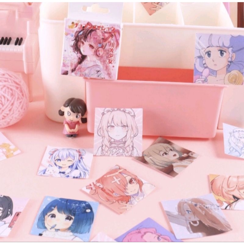 

Stiker pemandangan dan cute Girl pack isi 10 piece Aesthetic , kawaii dan Bagus