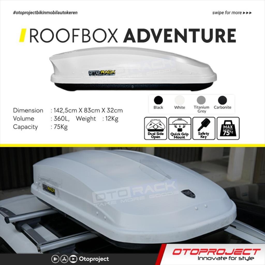 RoofBox Adventure Otorack Rack Bagasi Atas Mobil Roof Box Otoproject