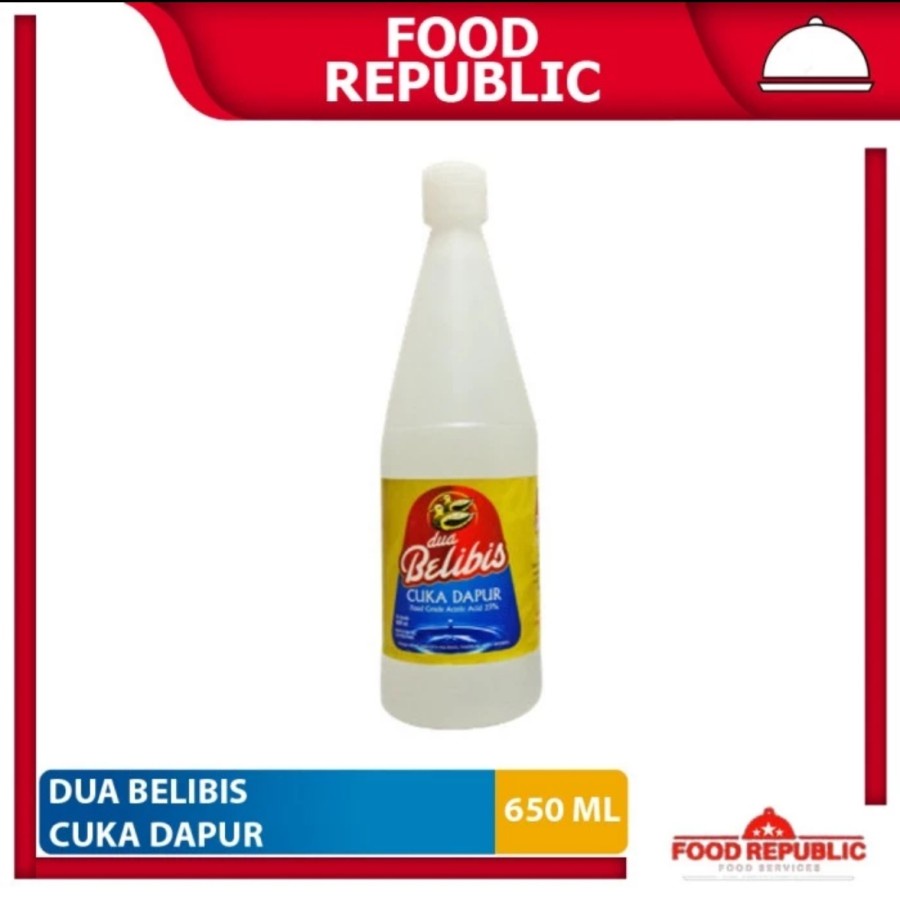 

DUA BELIBIS CUKA DAPUR 150 ML / 650 ML WHITE KITCHEN VINEGAR CUKA PUTIH