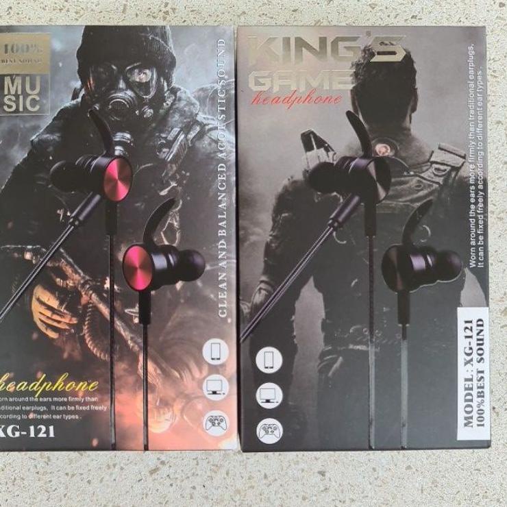 Harga Favorit Handsfree Headseat Earphone MOBILLE GAMING In Ear XG 120 121 With Mic